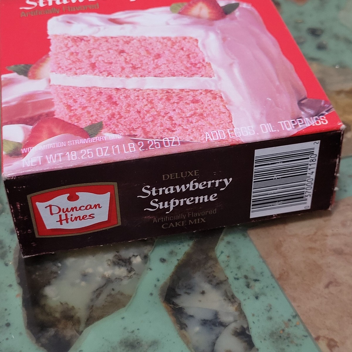 文房具・ステーショナリー strawberry cake 100 challenge box Duncan Hines Signature Perfectly Moist Strawberry Supreme