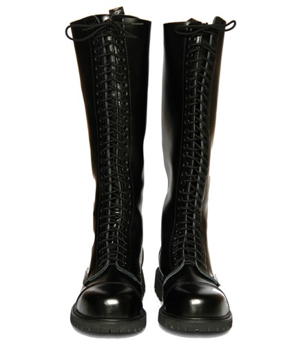 30 Agujero Botas Militares Negro Botas 37 38 39 40 41 42 43 44 45 46 47 |  eBay