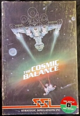 The Cosmic Balance - Apple II & Atari SSI  CIB (1982) SSI/Rapidfire