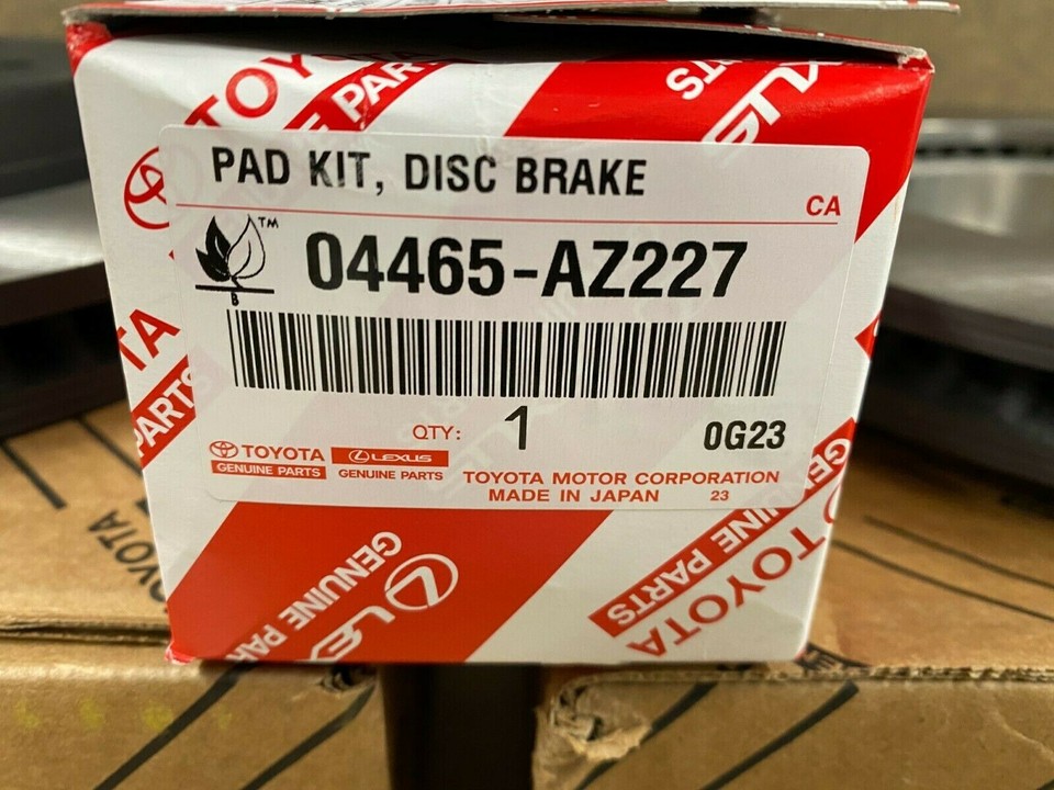 OEM Toyota Camry Front Brake Rotors & Pads Set 2018-2022 - Genuine New 1 thumbnail image