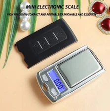 Portable Gram Scale 200g/0.01g Key Fob Shape Multi-Function LCD