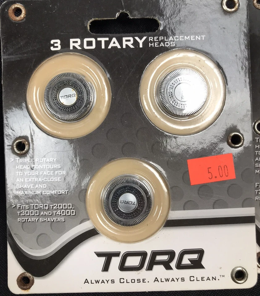 Lote (3) paquetes - CABEZALES DE REPUESTO ROTATIVOS TORQ 3 se adapta a T2000 T3000 T4000 Foto 4 de 4