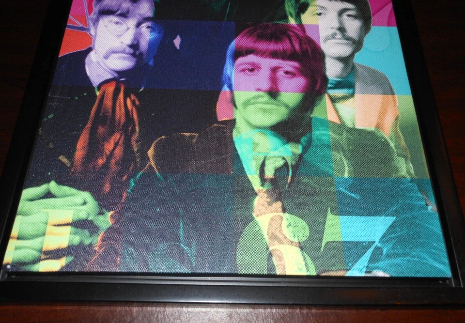 Beatles Canvas Print - Multi-Color Canvas in black frame Canvas 22x18" print - Image 2 of 4