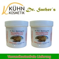 Dr. Sachers Murmeltier Fett Creme 2 X 250Ml Haut Pflege Creme Latschenkiefer ÖL