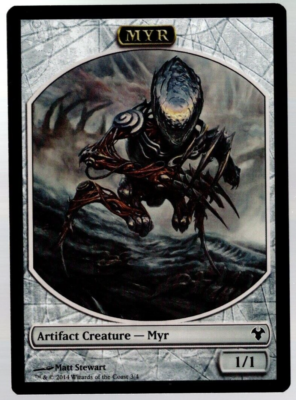 #ad Myr Spirit Double Sided Token Modern Event Deck MTG NM $1.64