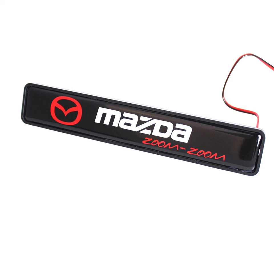 Pegatina de parachoques iluminada emblema parrilla delantera coche luz LED MAZDA para Mazada Foto 2 de 4