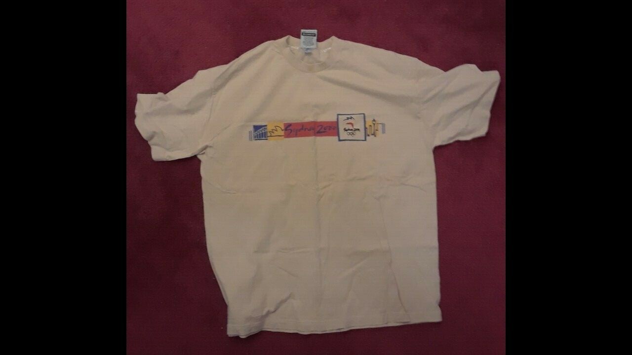 Vintage Sydney 2000 Olympics Shirt..Official Merchandise XXL..Pre-owned