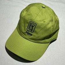 TPC Sawgrass Golf Hat Cap Lime Green Embroidered Strapback Tournament Players