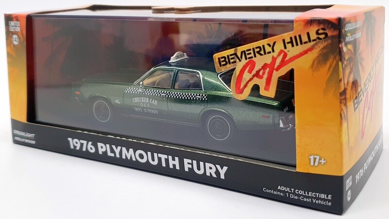 グリーンライト　 プリマス　フューリー　チェッカーキャブ ビバリーヒルズコップ Amazon | GREENLIGHT 1:43 SCALE 