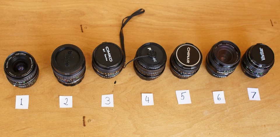 1x 28mm F2.8 Wide Angle Lens Pentax K / PK Mount 6x Choices Gd Optical Condition - Image 3 of 3