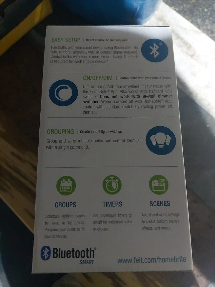 FEIT HomeBrite Smart Bluetooth LED 5-6" Recessed Retrofit Light Kit 75w - Image 2 of 4