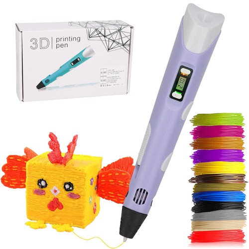 3D Stifte Set 3D Druck Stift mit 12Farben 120ft PLA Filament 3D Pen DIY Kinder - Bild 10 von 18