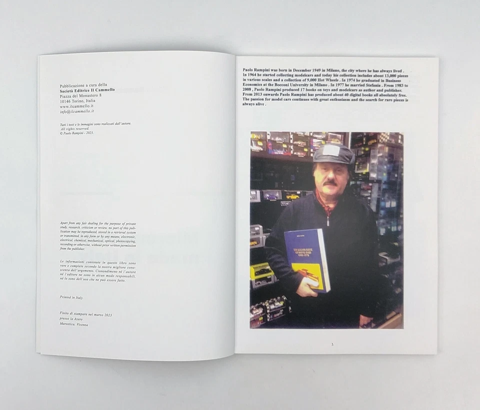 Rampini Micromodelli Made in Italy libro book diecast Mercury Polistil 1:66 1:87 - Immagine 2 di 4