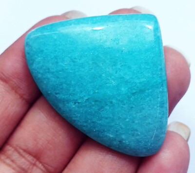 Natural Amazonite Polished Cabochon 53.90 Ct Loose Gemstone With Free Gift