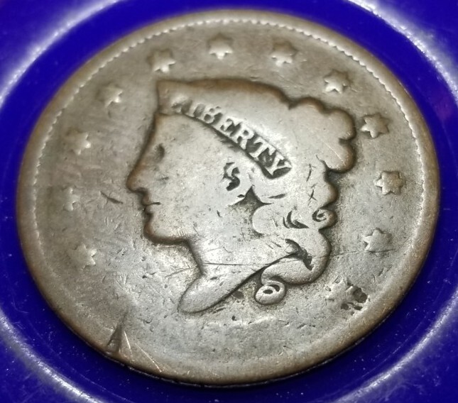 1837 Large Cent/ Head Of 1838