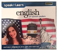 Speak & Learn English For Spanish Speakers For Pc -brand Sealed -win10, 8, 7 Speak & Learn English For Spanish Speakers For Pc -brand Sealed -win10, 8, 7