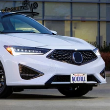 Lower Grill Mesh License Plate Bracket For Acura ILX RLX RDX NSX TL -No-drilling