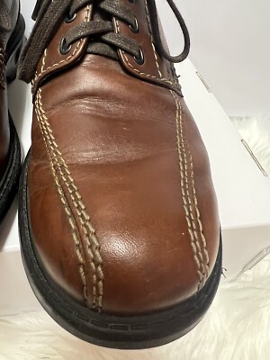 Clarks Mens Lace Up Casual Shoes Size 9M Brown | eBay display picture 1