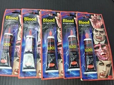 Halloween Fake Blood Make Up, Living Nightmare U.S.A. Vintage Theatrical Vampire