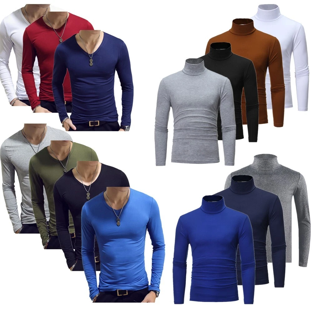 iEFiEL Haut Thermique Homme T-Shirt sous-Pull à Manches Longues