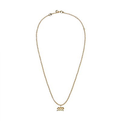 NEW Coccinelle - Aquarius Gold Lattementa Necklace - P4G120601 - GOLD/LATTEMENTA
