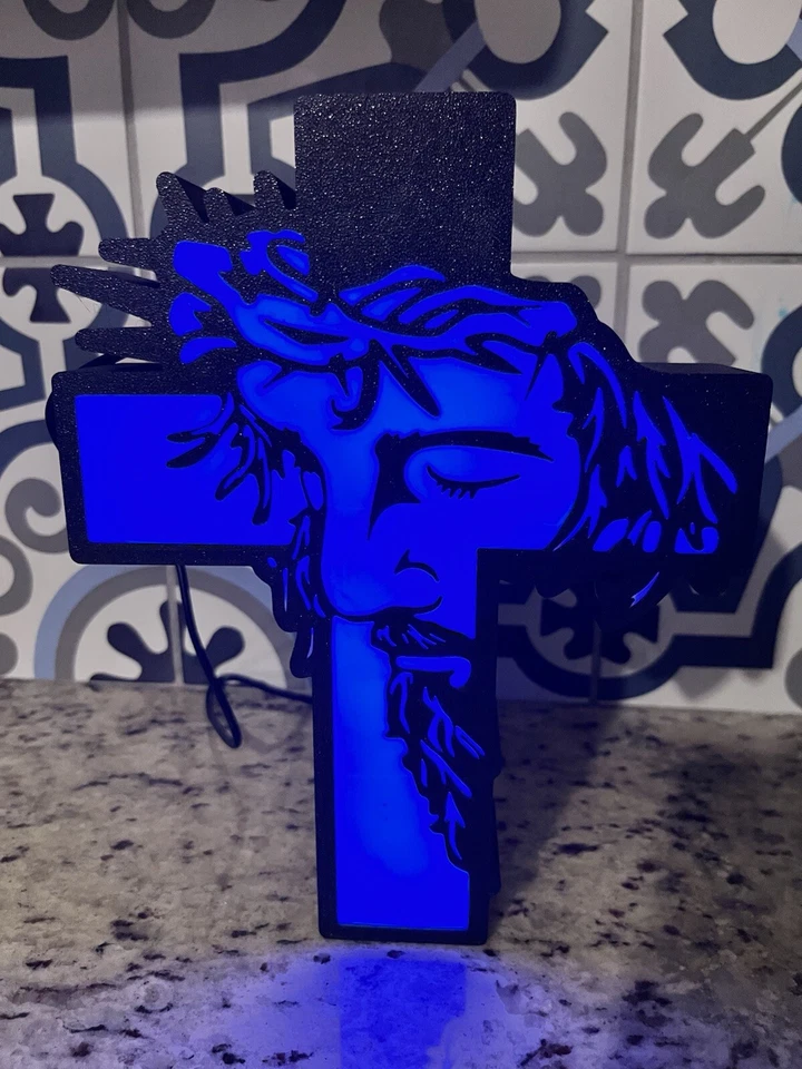 LED CHRIST Cross Lightbox - Imagem 2 de 4