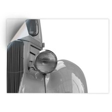 1 x Vinyl Sticker A5 - BW - Vintage Classic Car Headlight  #37256