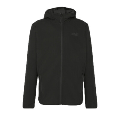 Jack Wolfskin Bornberg Softshelljacke Schwarz Herren Men Übergangsjacke Jacket