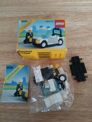 Sealed Bag Legoland Town System 6506 Lego Precinct Cruiser Police Car 1989 