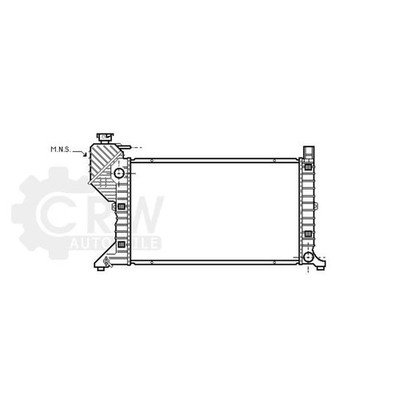 AVA QUALITY COOLING Wasserkühler Kühlrippen gelötet für Mercedes-Benz Sprinter