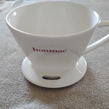 Bonmac Coffee Dripper White [2-4 Cups]  Display Item No Scoop