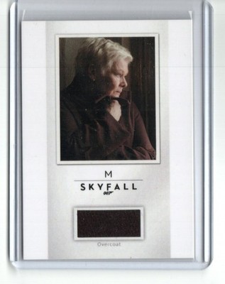 James Bond Archives 2017 Costume Relic Card PR29 Judi Dench Overcoat #111/200