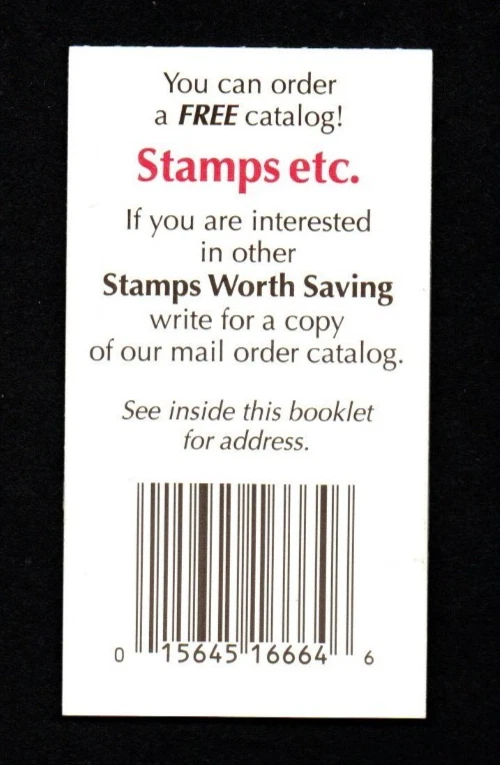 U.S. #BK226 MHN, FLAG OVER PORCH, BOOKLET 20 EA X 32 Cent, FV $6.40 (1995) - Image 3 of 3