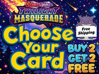 Twilight Masquerade CHOOSE YOUR CARD Holo/Reverse Holo/Ex Buy 2 Get 2 FREE