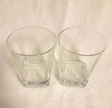 Buchanan’s De Luxe Scotch Whisky Glasses (Set of 2). Brand New MINT Condition. 
