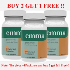 Emma Relief Supplement KONSCIENS KETO for Gut Bloating - Highest Potency 60 Pcs