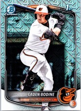 2025 Bowman Draft #BDC-63 Caden Bodine Chrome Mojo Refractor