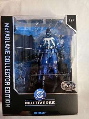Lucifer アクションフィギュア ブラック/ブルー McFarlane DC Batman W/ Mobius Chair Darkseid War Platinum