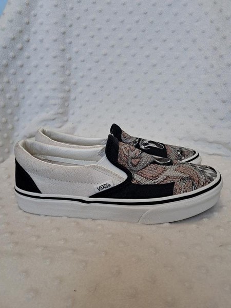 Women Vans Loafers Black Suede 36.5