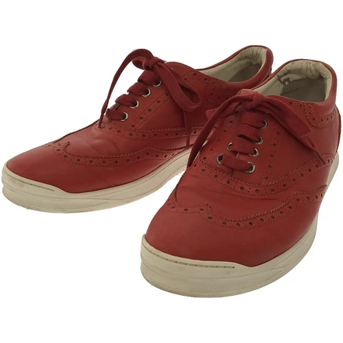 Baskets Dior HOMME 14SS bout d'aile cuir rouge 42 occasion MESC 0