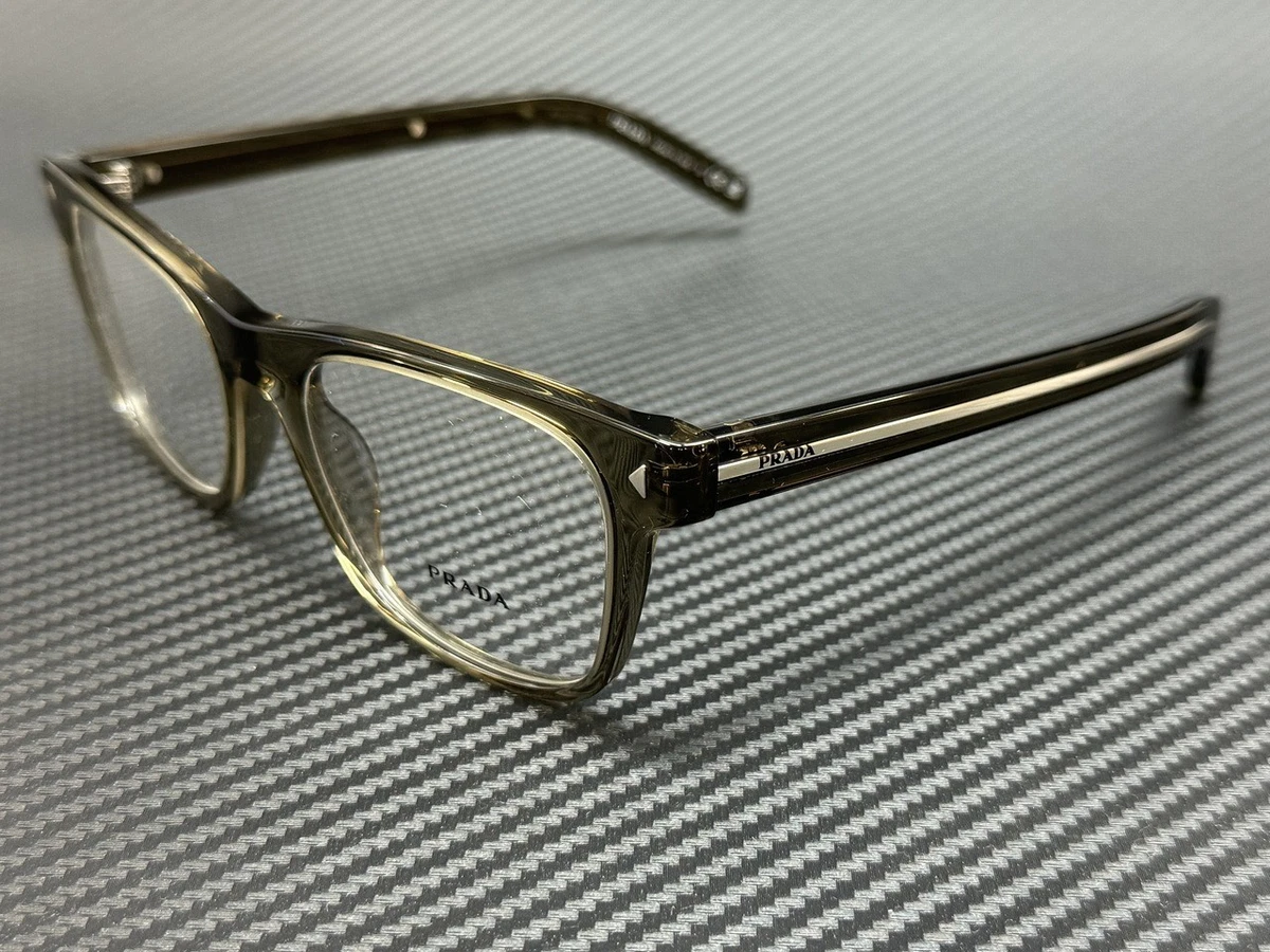 Classic Prada Brown Semi-Transparent Rectangular Eyeglass Frames,Pre-owned Prada - PR 14WV Eyeglasses | Specs Collective main image 3