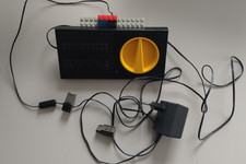 Lego Eisenbahn 9V Train 4548 Trafo inkl. Netzteil, Anschlusskabel für Schienen