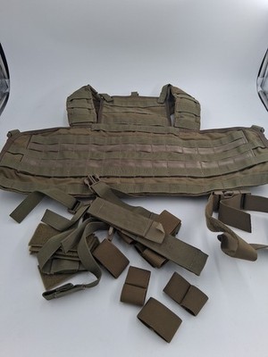 Eagle RRV Rhodesian Recon Vest Khaki MJK Tan Chest Rig Complete USGI W ...