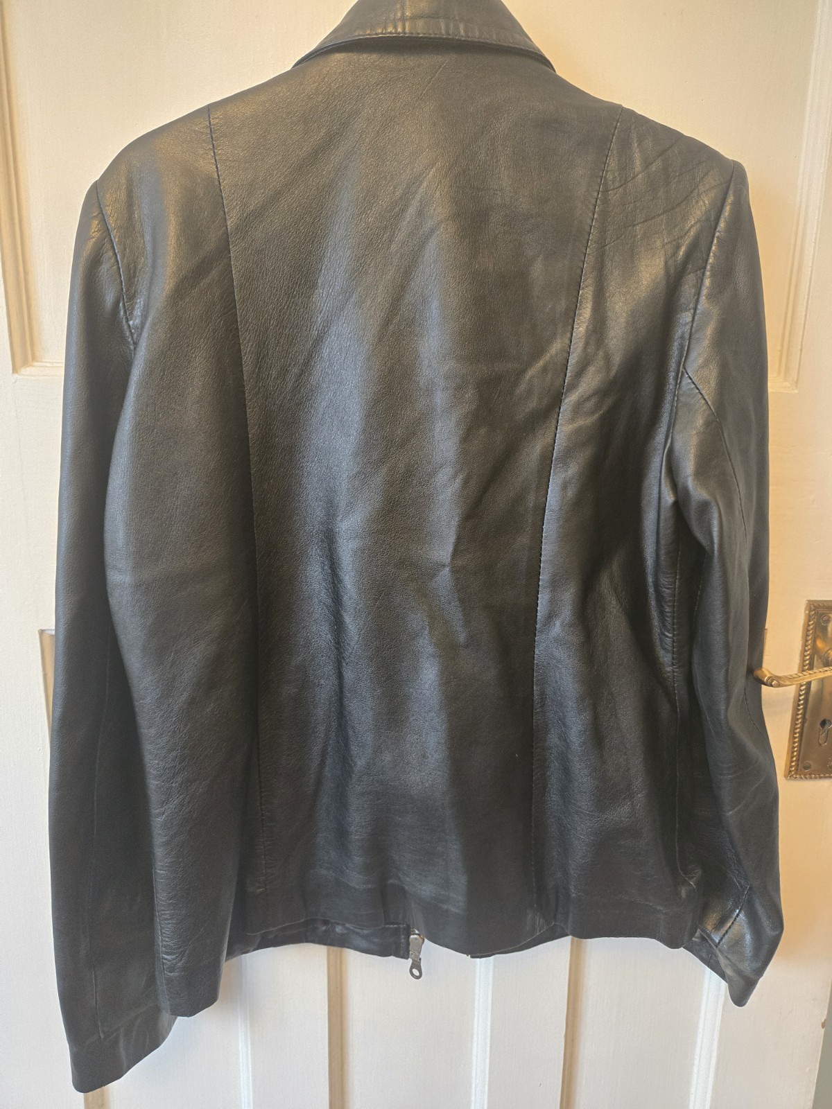 RIVER ISLAND Women's REAL LEATHER Jacket Size M image 7