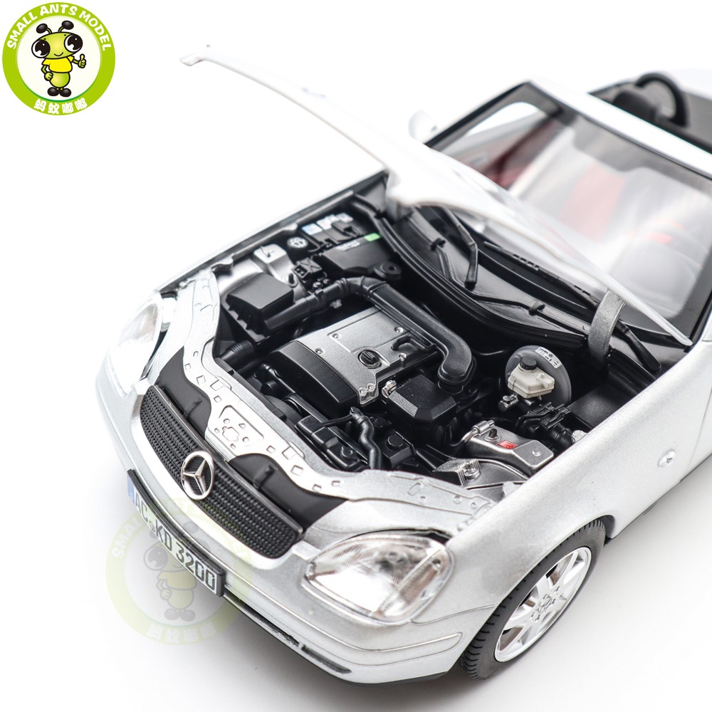 1/18 Mercedes Benz SLK 1996 Norev 183020 Brillant Silver Diecast
