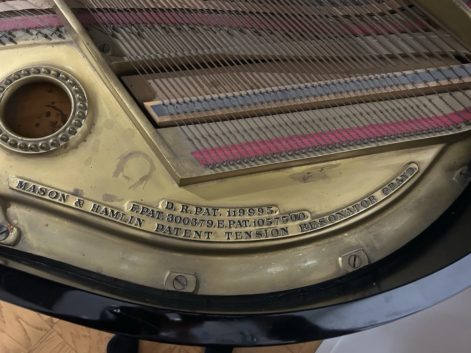 1920’s Mason & Hamlin Baby Grand Piano.  Good Condition But Needs To Be Tuned - Image 2 of 4