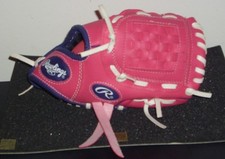 Rawlings Youth Baseball Glove Pink Right Hand Throw PL90PPW Players Series
