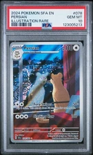 Pokemon Persian 078 078/064 SFA EN-Shrouded Fable IR RARE GEM MINT PSA 10
