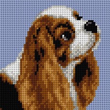 Orchidea Needlepoint canvas for halfstitch without yarn Cavalier 2780D - Prin...