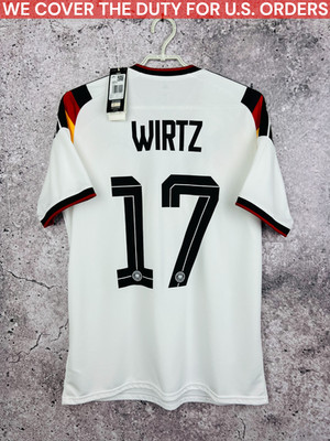 GERMANY TEAM 2026 HOME WORLD CUP ADIDAS SOCCER JERSEY WIRTZ #17